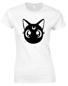 Sailor Moon Luna koszulka damska