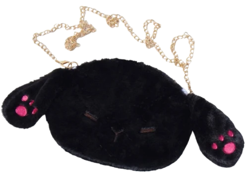 torebka króliczek czarny