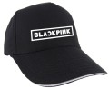 blackpink czapka czarno biała