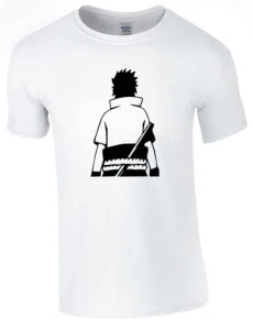 Naruto Sasuke koszulka męska