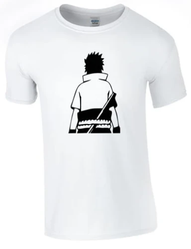 naruto sasuke koszulka męska