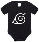 Naruto Konoha body niemowlęce z krótkim rękawem