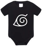 Naruto Konoha body niemowlęce z krótkim rękawem