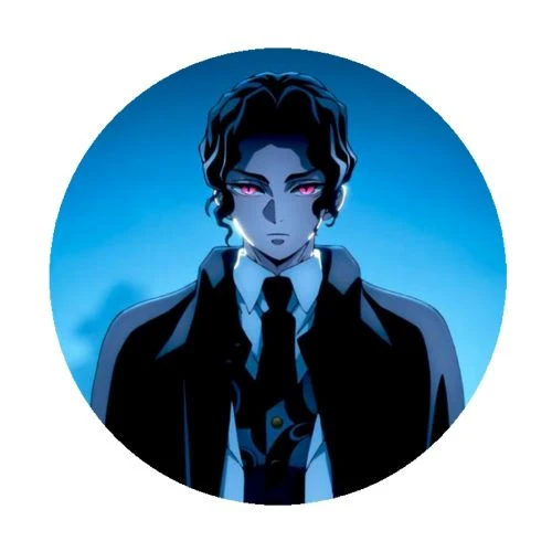 kimetsu no yaiba muzan przypinka