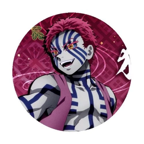 kimetsu no yaiba akaza przypinka