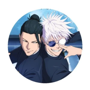 Przypinka Jujutsu Kaisen Geto i Gojo