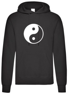 Yin Yang bluza męska z kapturem
