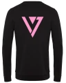 seventeen bluza czarno różowa