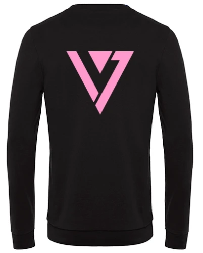 seventeen bluza czarno różowa