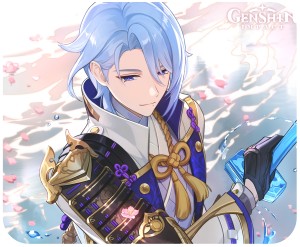 Genshin Impact Ayato podkładka pod mysz