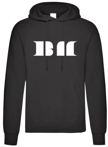 babymonster bluza męska czarna z kapturem