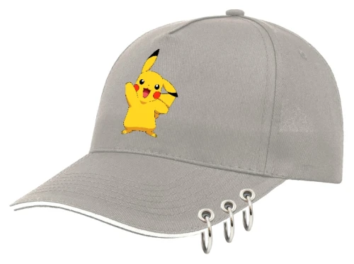 pokemon pikachu czapka szara z ringami.jpg