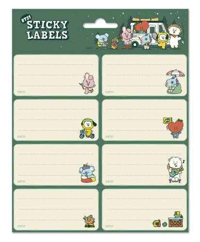 naklejki na zeszyt bt21