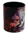 arlecchino czarny kubek genshin impact