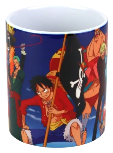 one piece kubek biały