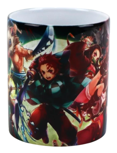 kimetsu no yaiba kubek biały anime