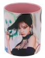karina różowy kubek aespa k-pop