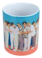 seventeen biały kubek k-pop