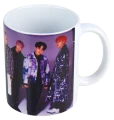 ateez biały kubek k-pop