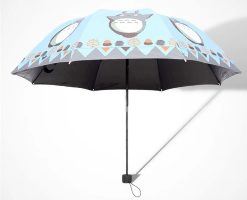parasolka tonari no totoro kolor niebieski