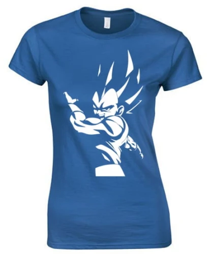 dragon ball vegeta koszulka damska