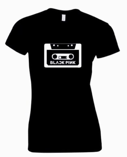 blackpink koszulka damska