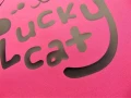 lucky cat worek różowy