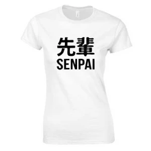 Kanji Senpai koszulka damska
