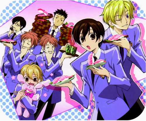 ouran high school host club podkładka pod mysz