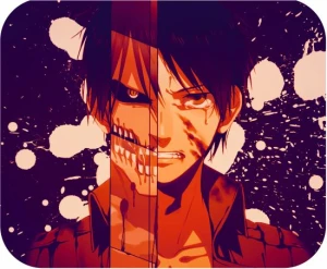 Shingeki no Kyojin Eren podkładka pod mysz