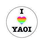 Przypinka I Love Yaoi