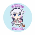 Przypinka Kobayashi-san Chi no Maid Dragon Kanna