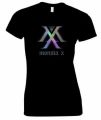 monsta x koszulka damska holograficzna