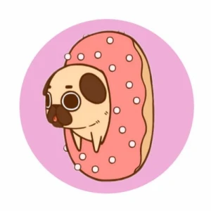 Przypinka Pug