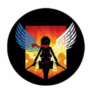 Przypinka Shingeki no Kyojin Mikasa