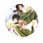 Przypinka Hetalia Chiny, Japonia i Anglia