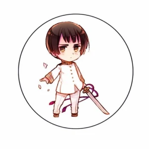 Przypinka Hetalia Japonia 1