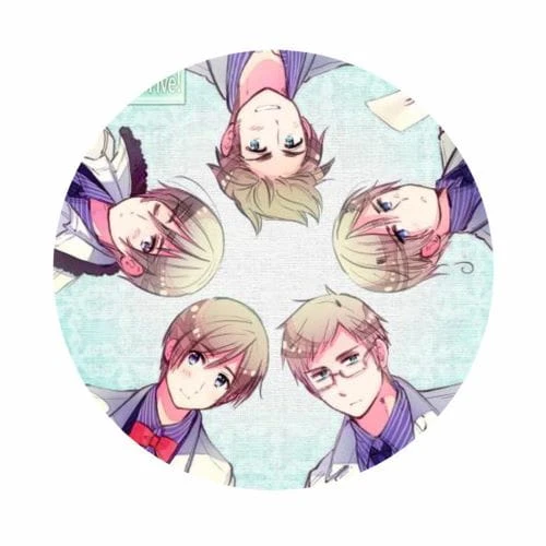hetalia skandynawia przypinka