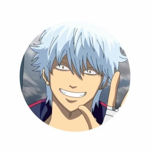 Przypinka Gintama Gintoki