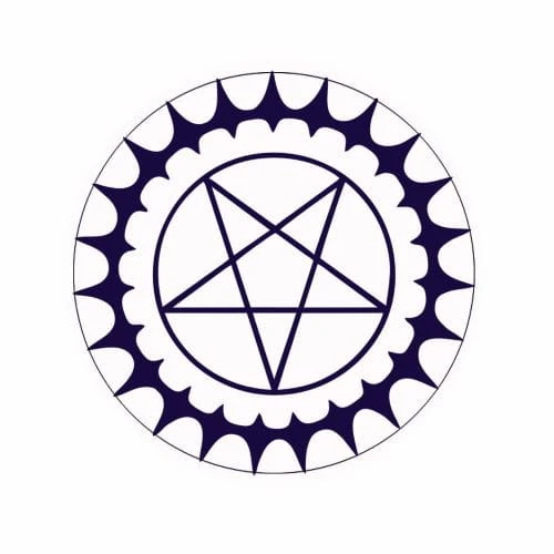 kuroshitsuji pentagram przypinka