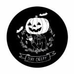 Przypinka Stay Creepy