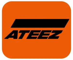 Ateez logo podkładka pod mysz
