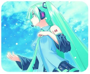 Vocaloid Hatsune Miku podkładka pod mysz 1