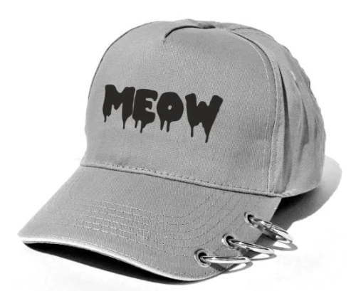 meow czapka z ringami