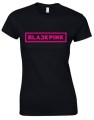 blackpink koszulka czarna