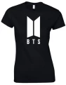 bts koszulka czarna z białym