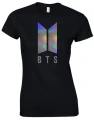 bts koszulka czarna z holo