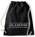 blackpink worek czarny holograficzny