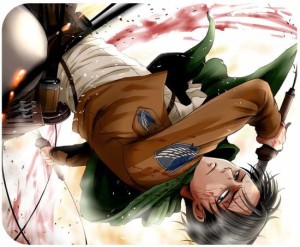 Shingeki no Kyojin Levi podkładka pod mysz