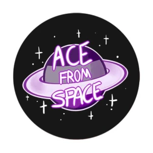 Przypinka ACE from space